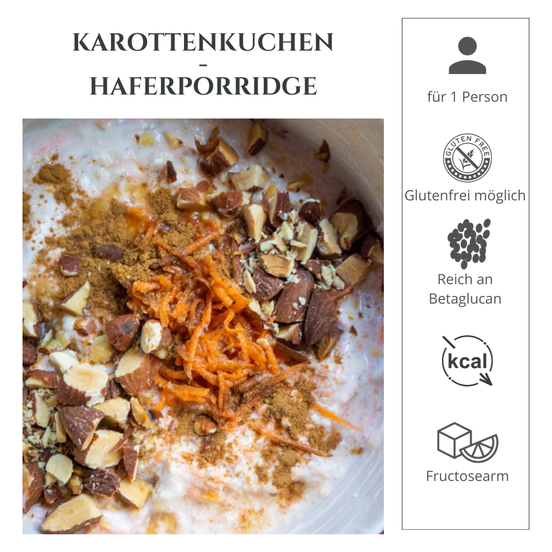 Haferporridge mit Karotten
